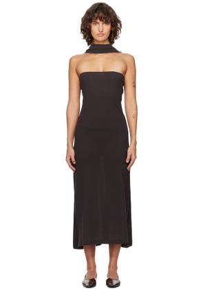 Paloma Wool Brown Alberch Maxi Dress