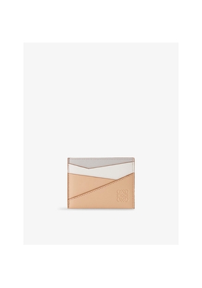 Womens Loewe Puzzle Plain Leather Cardholder