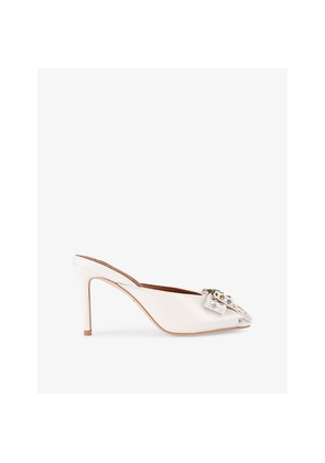 Womens Kurt Geiger London Belgravia Heeled Leather Mules