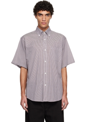 Hed Mayner Brown Short Sleeve Shirt