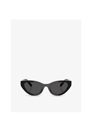 Womens Miu Miu Mu A04S Cat-Eye Acetate Sunglasses