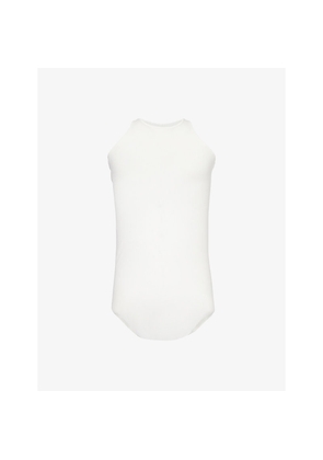 Mens Rick Owens Basic Rib Sleeveless Woven Top