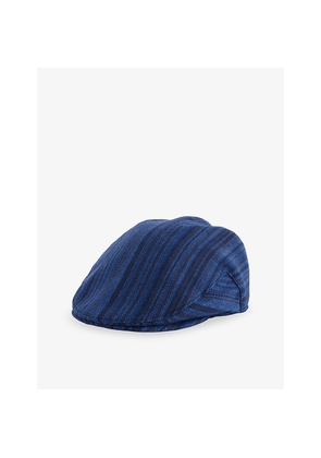 Mens Paul Smith Signature Stripe Wool Flat Cap
