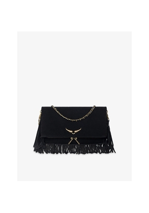 Womens Zadig&Voltaire Rock Suede Shoulder Bag