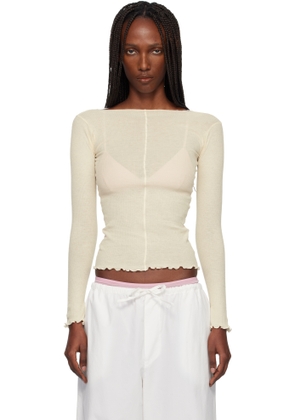 Baserange Off-White Pama Long Sleeve Tee