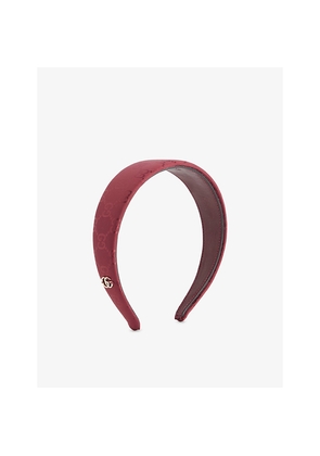 Womens Gucci Gg Woven Hair Band