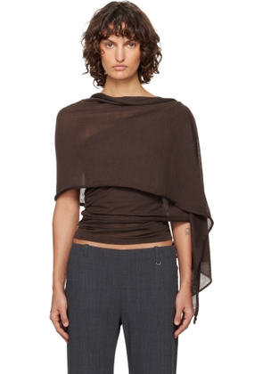 Paloma Wool Brown Puzzle Blouse