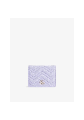 Womens Gucci Gg Marmont Denim Wallet