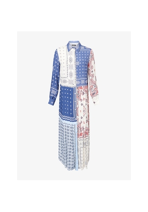 Womens Weekend Max Mara Zuai Printed Woven Midi Dress