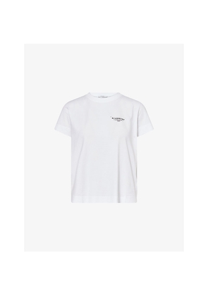 Womens Givenchy Brand-Print Regular-Fit Cotton-Jersey T-Shirt