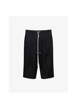Mens Rick Owens Bela Pods Drawstring Stretch-Cotton Trousers