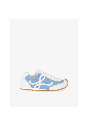 Womens Loewe Ballet Runner 2.0 Nylon and Leather Trainers