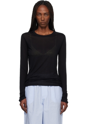 Baserange Black Long Sleeve T-Shirt