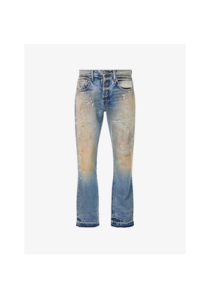 Mens Gallery Dept Greased Bleached Denim Jeans