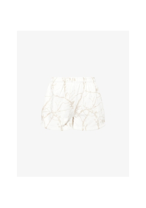Womens Sisters & Seekers Twiggy Printed Cotton-Blend Shorts