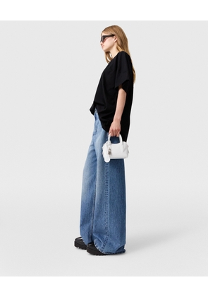 Stella McCartney - Faded Wide-Leg High-Rise Denim Jeans, Woman, Vintage blue, Size: 28