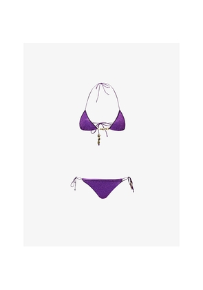 Womens Oseree Glazed Lumière Two-Piece Bikini Set