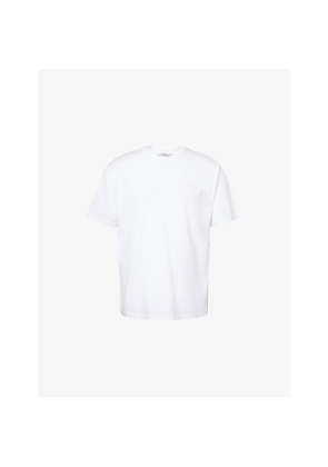 Mens Givenchy Embroidered Brand-Patch  Regular-Fit Cotton T-Shirt