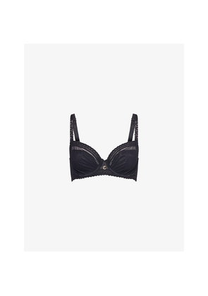 Womens Chantelle Romance Lace-Trim Underwire Bra