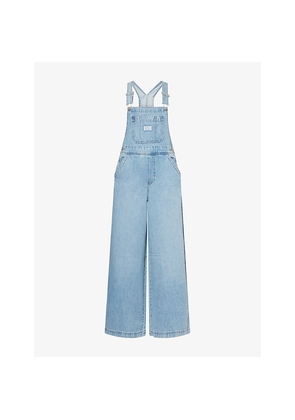 Womens Levis Xl Wide-Leg Denim Jumpsuit
