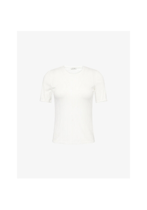 Womens Anine Bing Pia Round-Neck Knitted T-Shirt