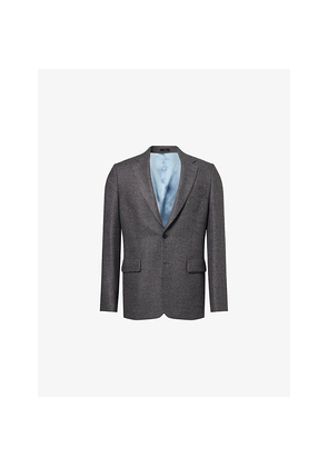 Mens Paul Smith Notched-Lapel Long-Sleeve Wool Jacket