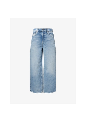 Womens Paige Cameron Ankle-Leg Denim-Blend Jeans