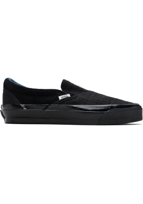 Vans Black Premium Classic Slip-On Sneakers