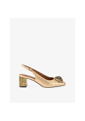 Womens Kurt Geiger London Chelsea Leather Courts