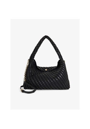 Womens Dune Deliberate Large Woven Shoulder Bag