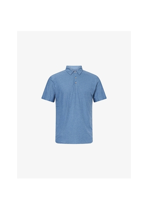 Mens Vuori Strato Tech Short-Sleeve Stretch-Woven Polo Shirt