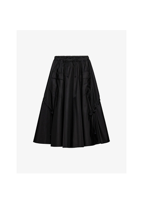 Womens Prada Re-Nylon Circle Midi Skirt