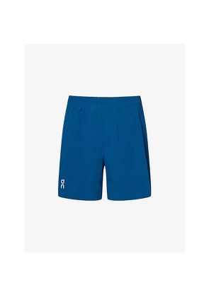 Mens On Train Logo-Print Stretch-Woven Shorts