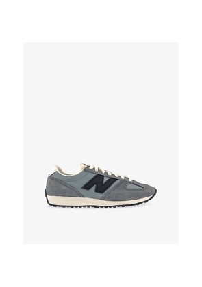 Mens New Balance 471 Mesh and Suede Low-Top Trainers