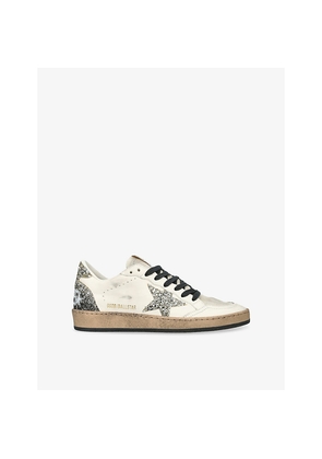 Womens Golden Goose Women's Ball Star Leather Low-Top Trainers