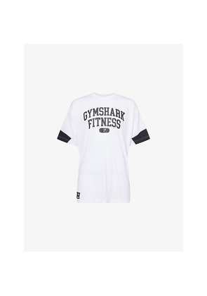 Mens Gymshark Varsity Oversized Woven T-Shirt