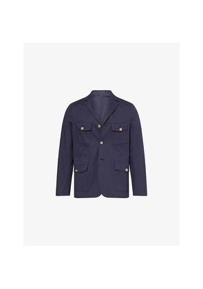 Mens Paul Smith Notch-Lapels Regular-Fit Stretch-Cotton Blazer