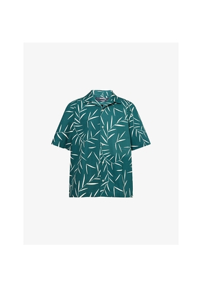 Mens Jacquemus La Chemise Fonccio Graphic-Print Cotton Shirt