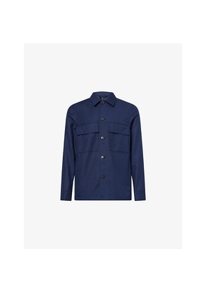 Mens Paul Smith Relaxed-Fit Spread-Collar Wool Jacket