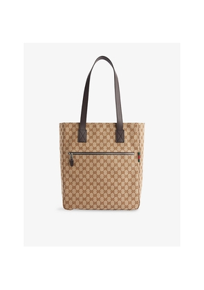 Mens Gucci Gg-Monogram Medium Canvas Tote Bag