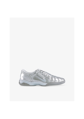 Womens Nike W T90 Metallic-Leather Low-Top Trainers