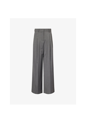 Womens Weekend Max Mara Adelfi Wide-Leg Wool Trousers