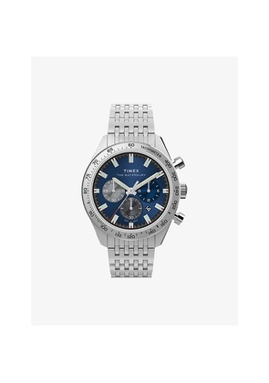 Mens Timex Tw2Y18500 Waterbury Traditional Chronograph Stainless-Steel Bracelet Watch