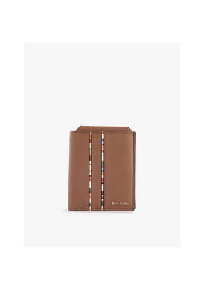 Paul Smith Bifold Striped Leather Coin Purse