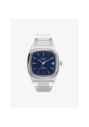 Mens Timex Tw2Y07400 1983 E-Line 34mm Automatic Stainless-Steel Watch