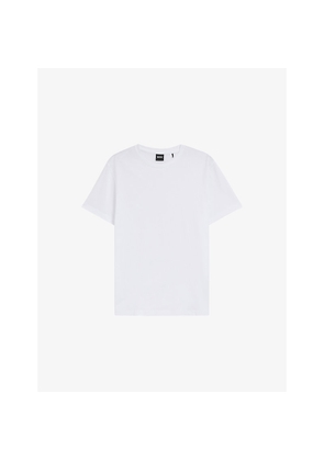 Mens Beckham x Boss Crewneck Short-Sleeve Cotton T-Shirt