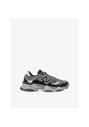 Mens New Balance 9060 Suede and Mesh Low-Top Trainers