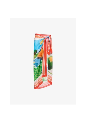 Womens Seafolly Sunset Cotton Sarong