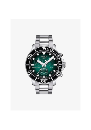 Mens Tissot T1204171109101 Seastar 1000 Stainless-Steel Chronograph Watch