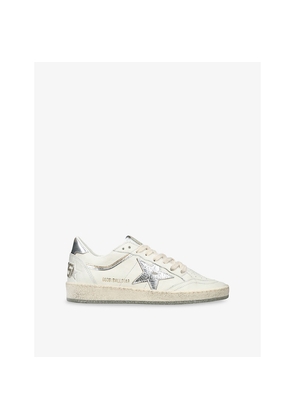 Womens Golden Goose Women's Ball Star Leather Low-Top Trainers
